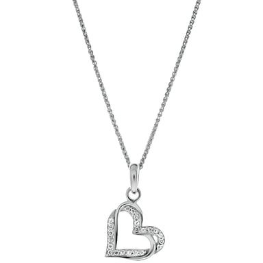 Orphelia 'Cecilia' Damen Anhänger aus 925er Sterlingsilber mit Kette - Silber ZH-7584