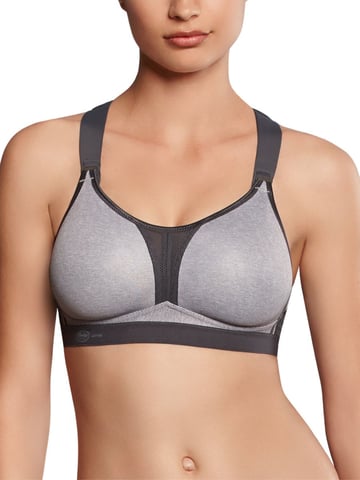Dynamix Star Sports Bra Heather Grey