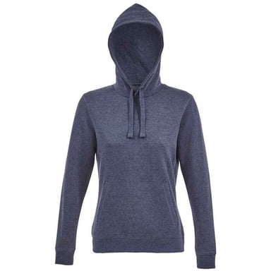 SOLS - "Spencer" Sweatshirt mit Kapuze für Damen (Denim meliert)