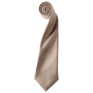Premier - "Colours" Krawatte für Herren/Damen Unisex (Khaki)