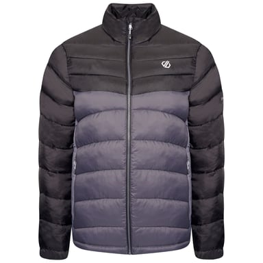 Dare 2B Mens Precipice Insulated Padded Jacket (Schwarz/Ebony Grey)