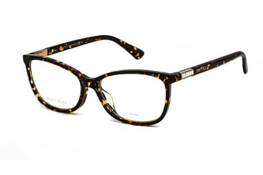 Jimmy Choo JC 282/G Eyeglasses Havana / Clear Lens