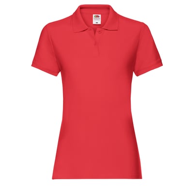 Fruit of the Loom - "Premium" Poloshirt für Damen (Rot)