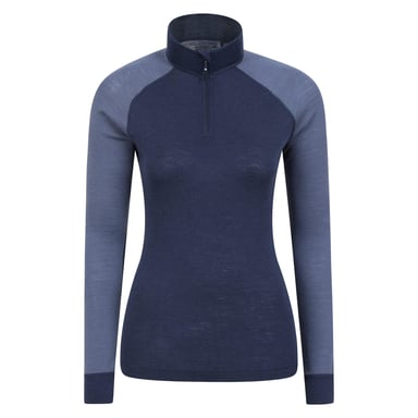 Mountain Warehouse - Thermo-Top Reißverschluss für Damen (Marineblau)