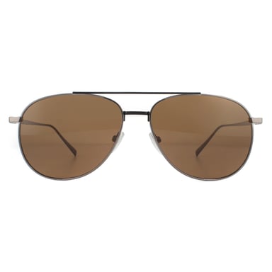 Salvatore Ferragamo Sonnenbrille SF201S 035 Grau Braun
