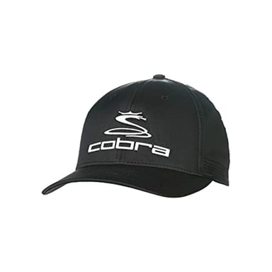 Cobra Pro Tour Flexit Mens Black Golf Cap