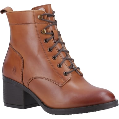 Hush Puppies Harriet Leder Damen Tan Stiefel