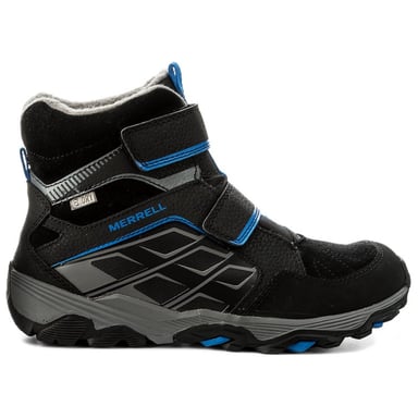 Merrell Moab Polar wasserdichte Kinder schwarze Stiefel