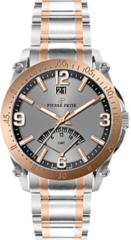 Pierre Petit: Herrenuhr Serie Le Mans Silber