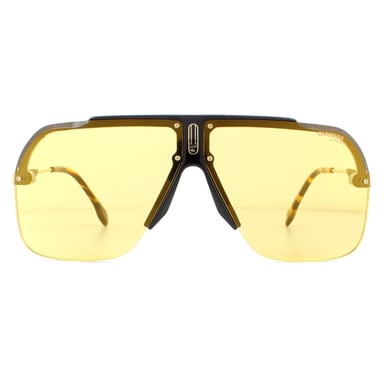 Carrera Sonnenbrille 1031/S 71C/ET Schwarz-Gelb-Gold-Spiegel