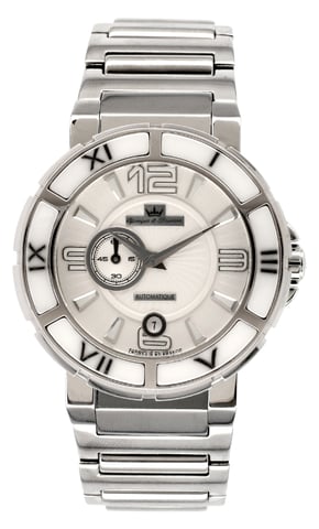 Yonger Silber Edelstahlband Uhr