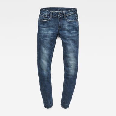 G-Star RAW 3301 Deconstructed Mid Waist Skinny Jeans