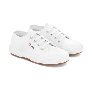 Superga Childrens/Kids 2750 Jcot Leder Turnschuhe (Weiß)