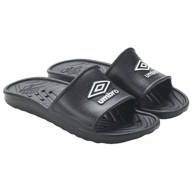 Umbro Mens Shower Sliders (Schwarz/Weiß)