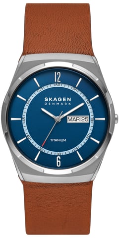 Skagen Melbye Titanium Braun Herren Armbanduhr SKW6906