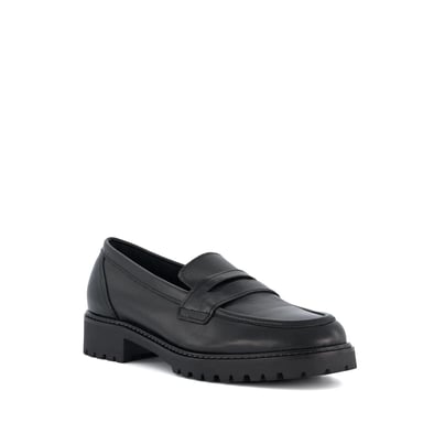 Dune Ladies WF GILD Wide Fit Cleated Penny Loafers Wf Gild