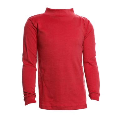 Langärmliges T-Shirt mit halbem Ausschnitt LPG700, Unisex, für Mädchen und Jungen