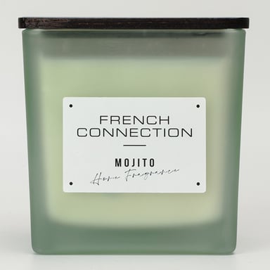 French Connection Square Range Mojito Candle 800g