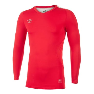 Umbro Herren Elite V-Ausschnitt Base Layer Top (Zinnoberrot)