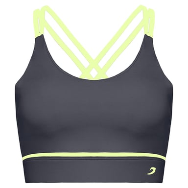 BoxRaw Valerie Damen-Sport-BH, Anthrazit