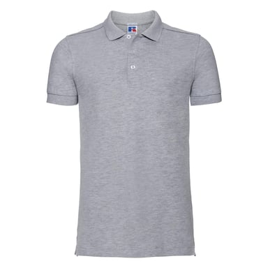 Russell Herren Stretch Polo-Shirt, Kurzarm (Light Oxford)
