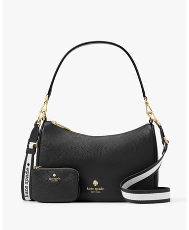 Emma Pebbled Leather Medium Shoulder Bag