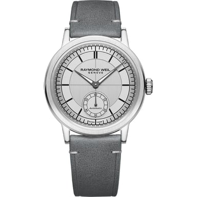 Raymond Weil Millesime Herren Graue Uhr 2930-STC-65001
