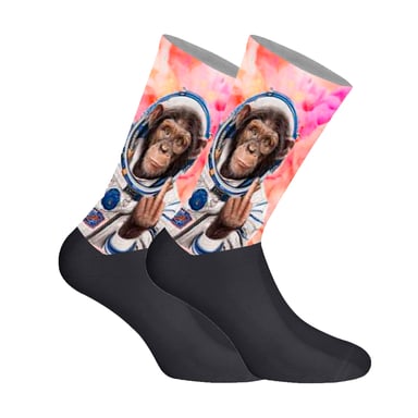 Elastische bedruckte lange Socken für Unisex