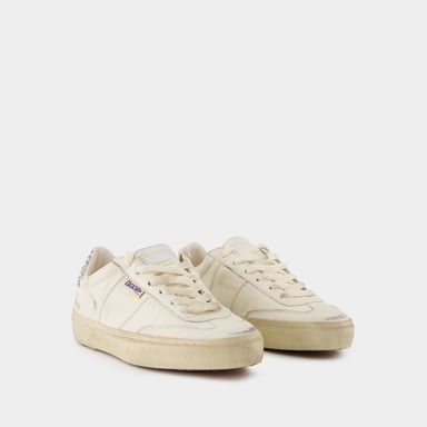 Soul Star Sneakers - Golden Goose Deluxe Brand - Leder - Weiß/Silber