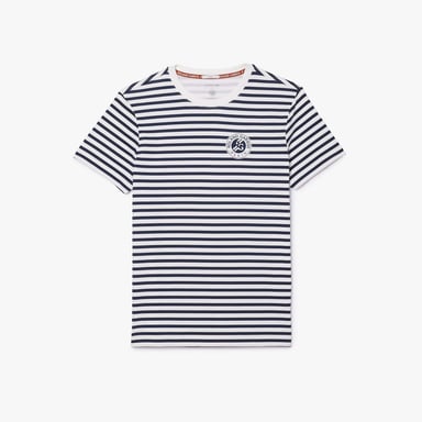 Men's Lacoste Sport Ultra Dry Sport Roland-Garros Edition T-Shirt in White