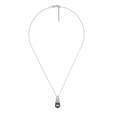 Orphelia Damen-Kette aus 925er Sterlingsilber mit Anhänger – Silber ZH-4651