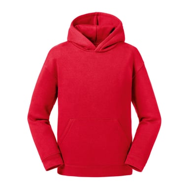 Russell - "Authentic" Sweatshirt mit Kapuze für Kinder (Rot)