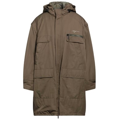 Off-White Reversible Coverall Militärische Grüne Jacke