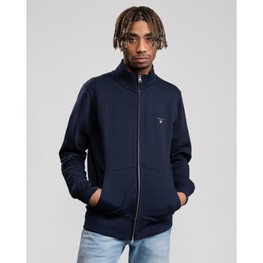 Cardigan Original zip Gant Pour Homme en Bleu Marine