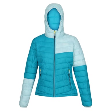 Regatta - "Hillpack II" Steppjacke mit Kapuze für Damen (Tahoeblau/Gebleichtes Türkis)