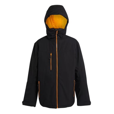 Regatta - "Navigate" Jacke, wasserfest für Herren (Schwarz/Orangenpop)