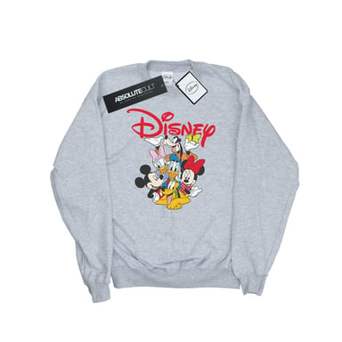 Disney Herren Mickey Mouse Crew Sweatshirt (Sport grau)