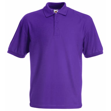 Fruit of the Loom - Poloshirt für Kinder kurzärmlig (Lila)