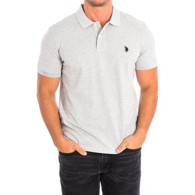 KING Kurzarm-Polo mit Kontrast-Reverskragen 61423 Herren