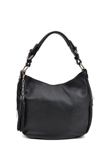 Anna Luchini SS22 AL 1516 Noir Cuir de vachette Sac
