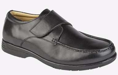 Roamers Holden Leather Shoes Wide Fit Mens