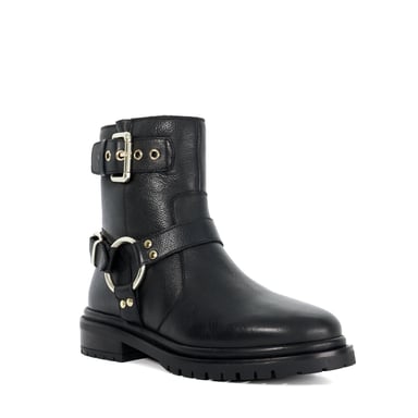 Dune Ladies Panos - Cleated Sole Biker Boots