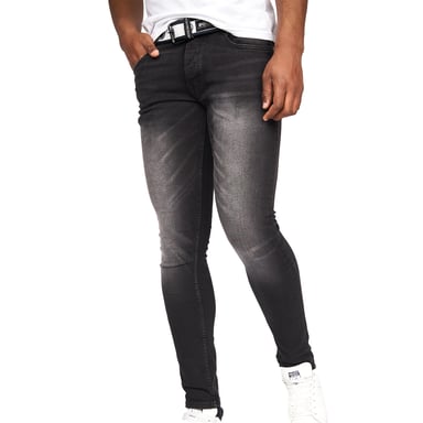 Crosshatch - "Barbeck" Jeans für Herren (Schwärze)