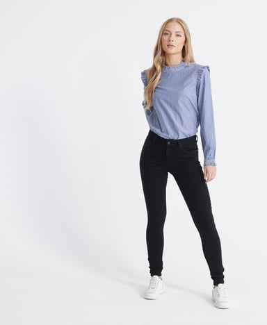 SUPERDRY Jean skinny taille mi-haute