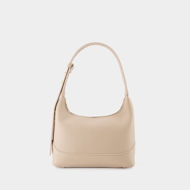 Loop Hobo Bag - Elleme - Beige - Leder
