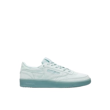 Reebok Club C85 Schnüreblau-Wildleder-Leder-Womens Trainer BS6528