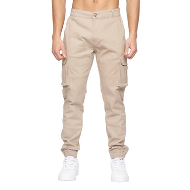 Crosshatch - "Frentons" Cargo-Hose für Herren (Steinfarben)