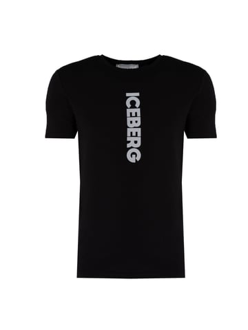 Iceberg T-Shirt C-Neck Herren schwarz