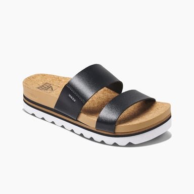 Cushion Vista Hi Black Sandal