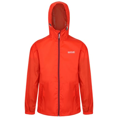Regatta Mens Pack It III Wasserdichte Jacke (Gebrannter Lachs)